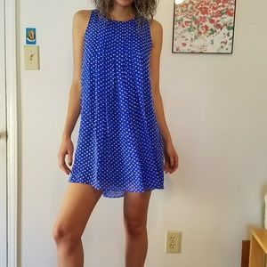 ANTHROPOLOGIE blue speckled dress